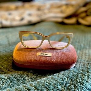 Miu Miu frames and case.